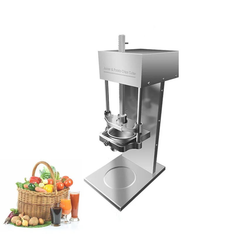 

Electric French Fries Cutting Machine Automatic Stainless Steel Potato Chips Cutter With Juice Extraction Function