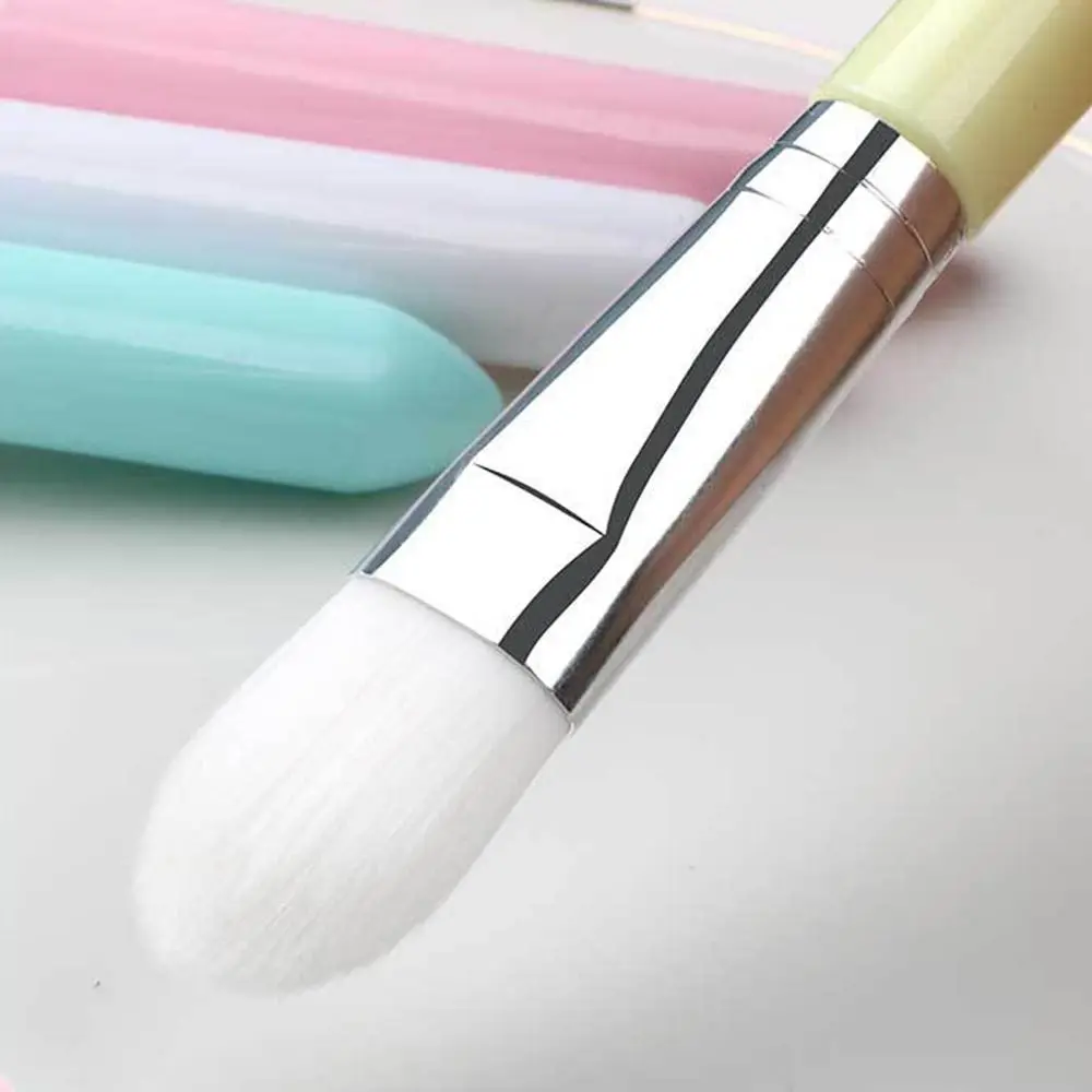 فرشاة قناع صغيرة محمولة للشعر الناعم، فرشاة قناع الطين القابلة لإعادة الاستخدام، متعددة الوظائف، فرش مكياج متينة لصالونات التجميل المنزلية