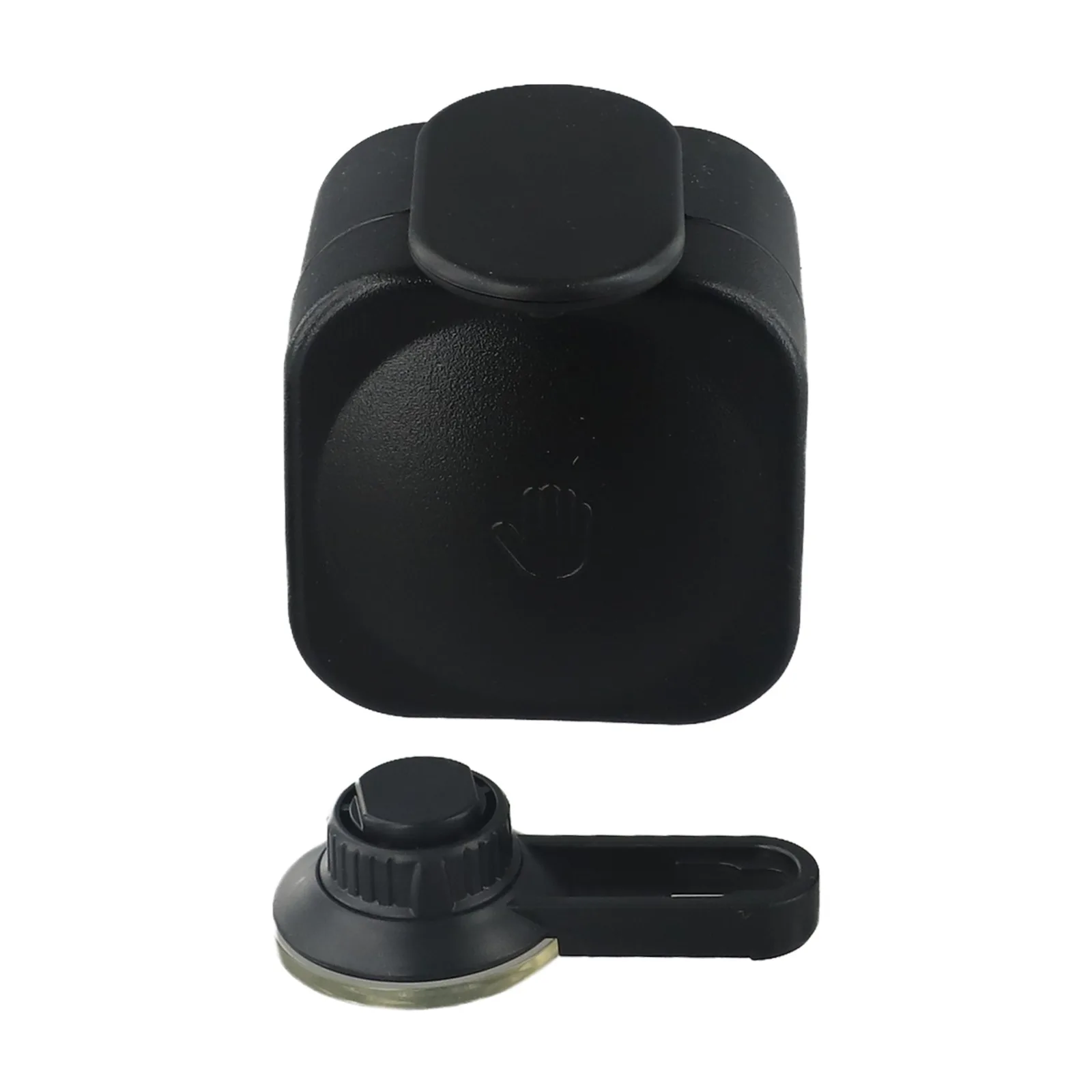 

Дозатор для мыла, аксессуары для ванной, 11*8,5*9 см, 1 шт., ABS, черный/белый, пресс-тип, простота установки, высокое качество