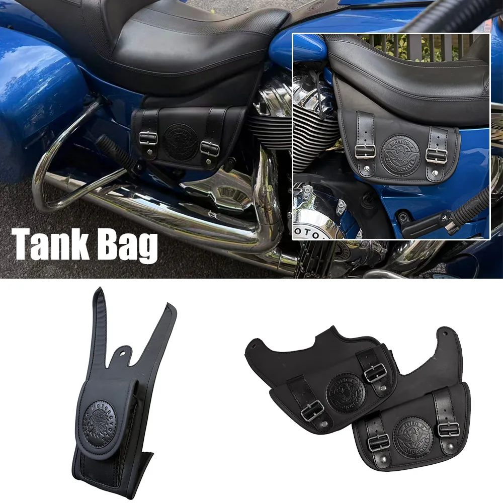Motorcycle Heat Shield Side Tank Waterproof Storage Bag Upper Tank Bag For Challenger Pursuit Dark Horse 2020-2026