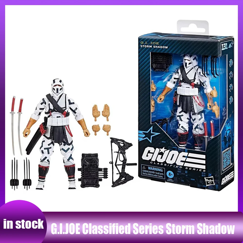 

Оригинальная экшн-фигурка G.I.JOE из классической серии Storm Shadow аниме Коллекционная модель игрушечная кукла рождественский подарок