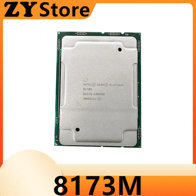 وحدة المعالجة المركزية Xeon Platinum 8173M 2.0 جيجا هرتز 38.5 ميجابايت 165 وات 28 نواة 56 خيط LGA3647