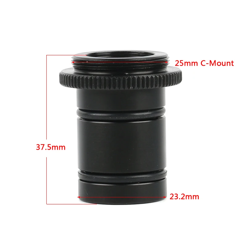 38mm CTV Stereo Microscope Camera Adapter 23.2mm C Mount Industrial Digital Video Microscopio Camera Aadapter Tube