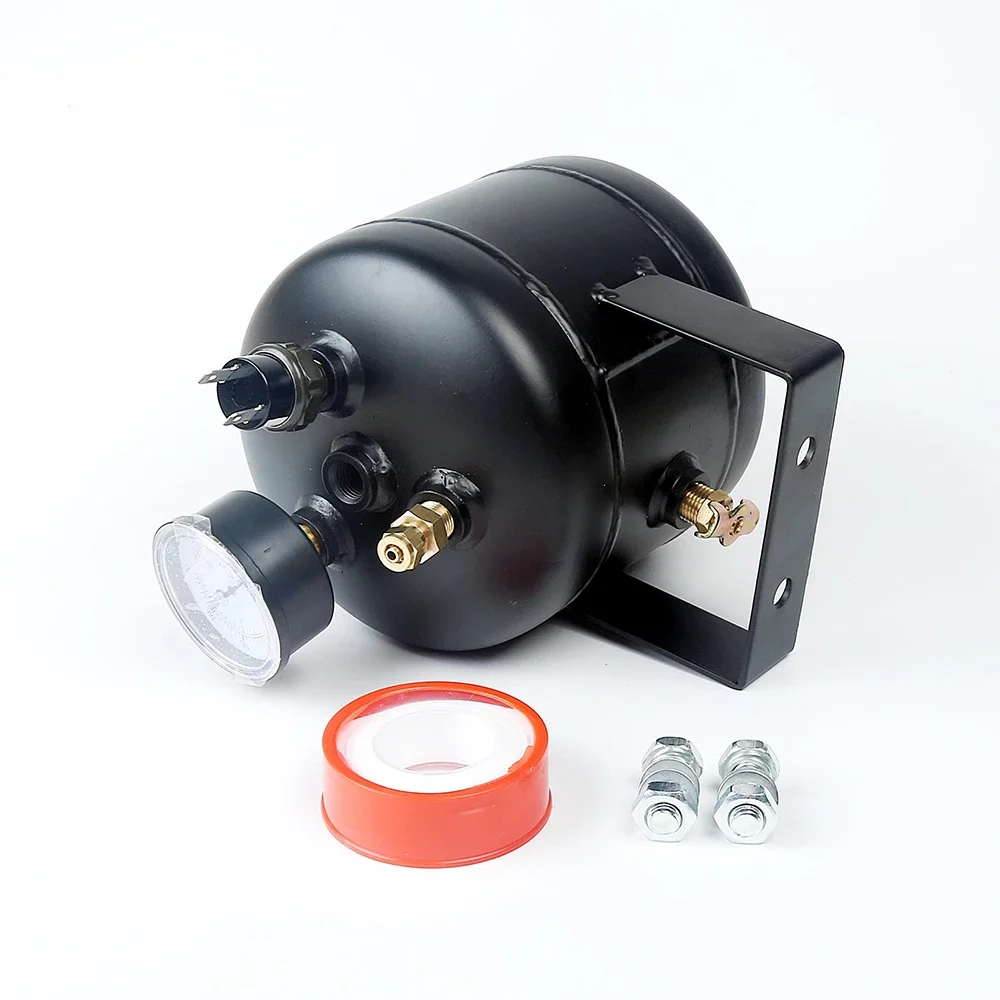 Automobile Modification Suspension Air Storage Tank 0.5 Gallon 2L Vehicle-Mounted Mobile Air Compressor Pump Air Reservoir