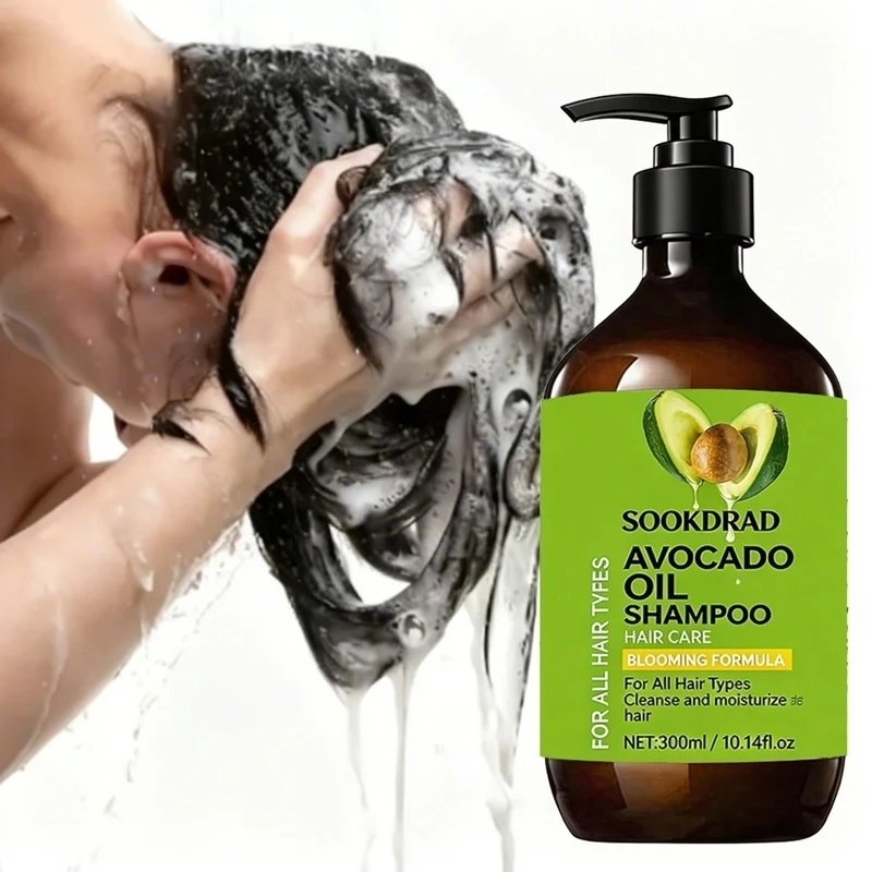 

Avocado Oil Shampoo, Natural Plant Extract, Nourish Scalp, Boost Shine, Daily Styling Prep