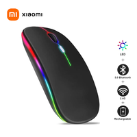 Xiaomi Bluetooth Dual-mode Wireless Mouse Rechargeable Silent Illuminated Wireless Mice For Laptop PC Ergonomic Gaming Mouse