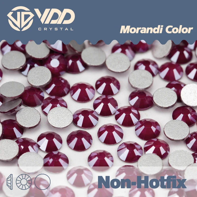 VDD 147 MRD-Garnet SS6-SS30 Glass Rhinestones Crystal Flatback Strass Stones Glitter For DIY Crafts Nail Art Accessories