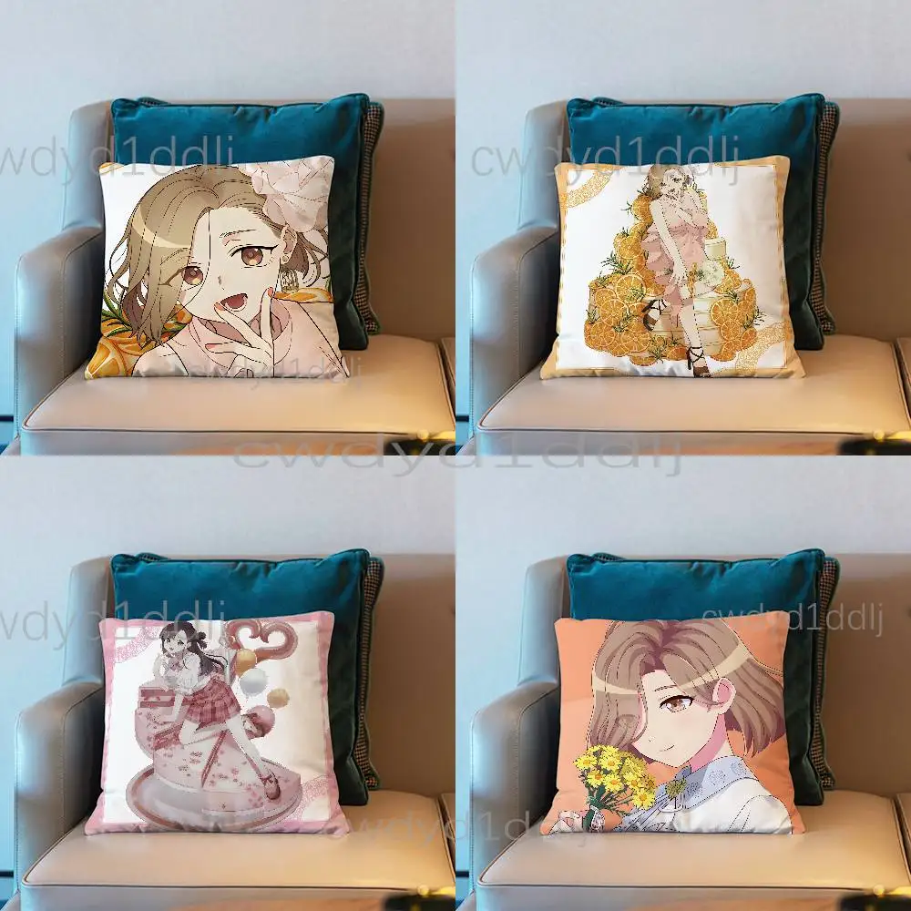 

M-MILGRAM Mahiru Pillow Case Cover Square Sofa With For Pattern Comfortable Cushion suitable Of Room