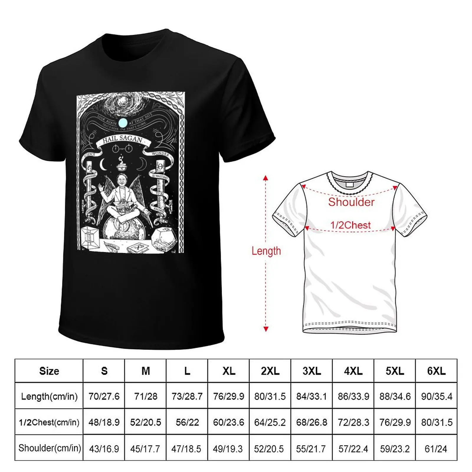 Hail-Sagan T-Shirt Comfortable Daily Wear Tee