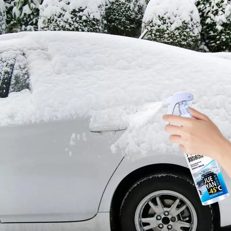 Car Deicer Spray Auto Windshield Deicing Spray Ice & Snow Melting Spray Anti Freeze Windshield Washer Fluid Winter Deicing Agent