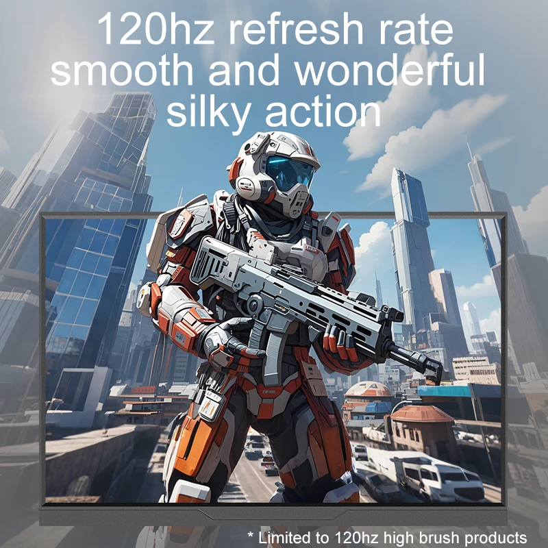 16인치 휴대용 모니터 100% sRGB 120Hz 게이밍 노트북 디스플레이(PS4/5/Steam/Deck/Switch/PC/Mac/Phone용 C타입 미니 HDMI 포함) 썸네일 3