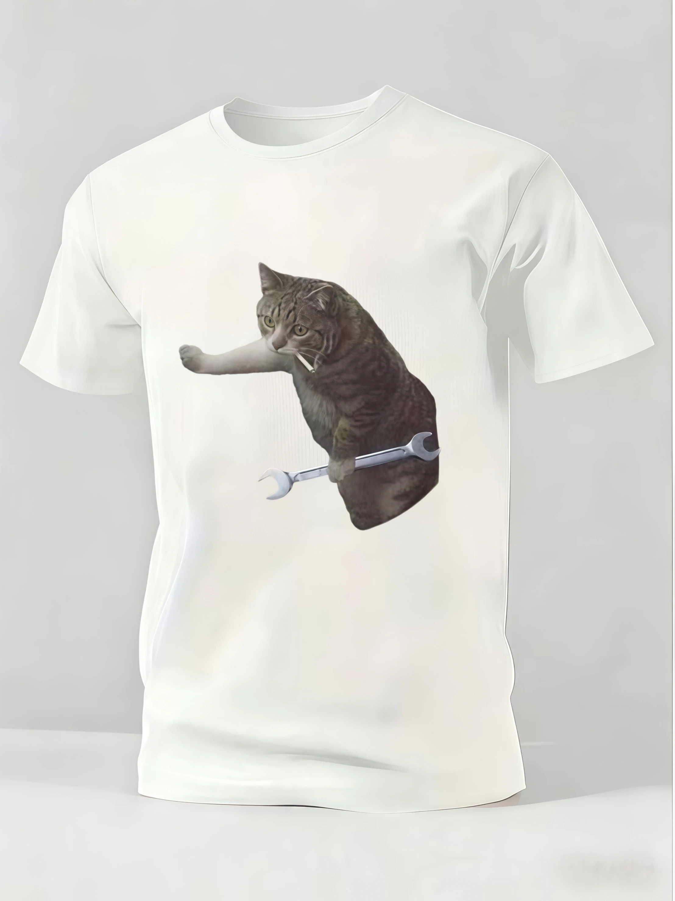 

2026 Summer Cotton Moisture Absorbent Breathable Fabric Men's and Women's T-shirt Children's and Adult Parent-child Clothing