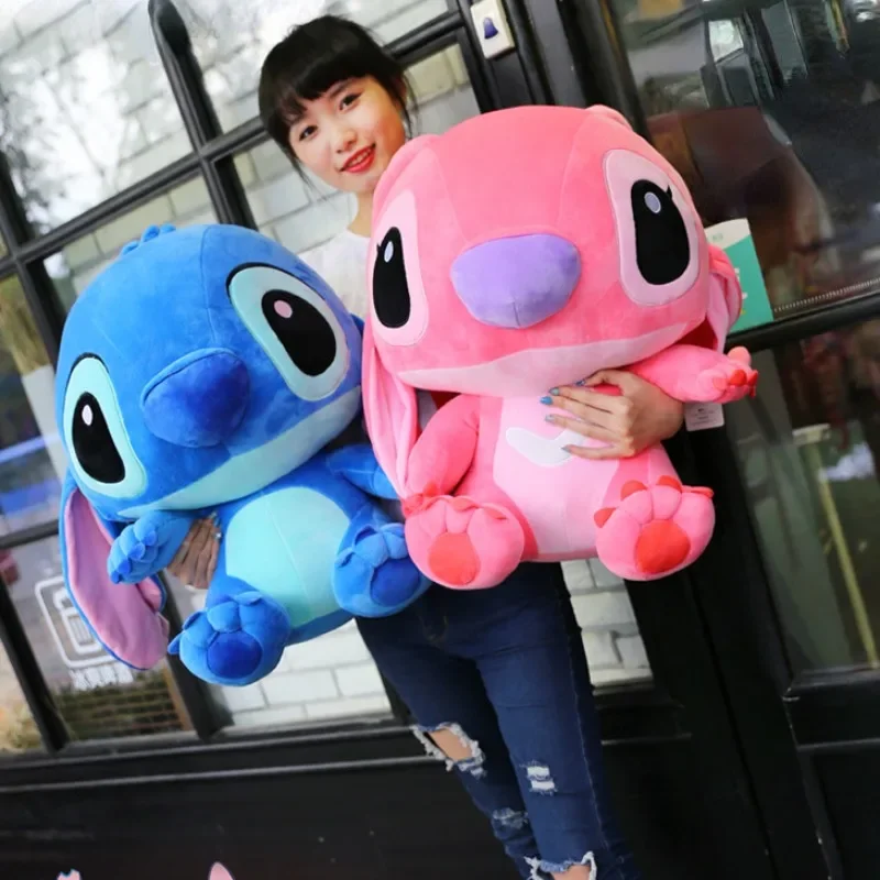 

Disney Lilo and Stitch Peluche Stuffed Stitch Plush Toy Lovely Stitch Xmas Cuddly Pillow Soft Angel Plushie Xmas Gift