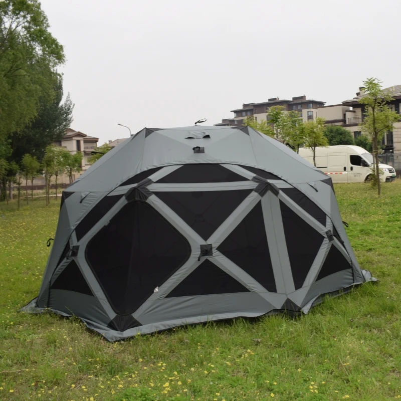 Factory Direct 8-10 Person Pop up Screen Tent with Rain Fly Tarp