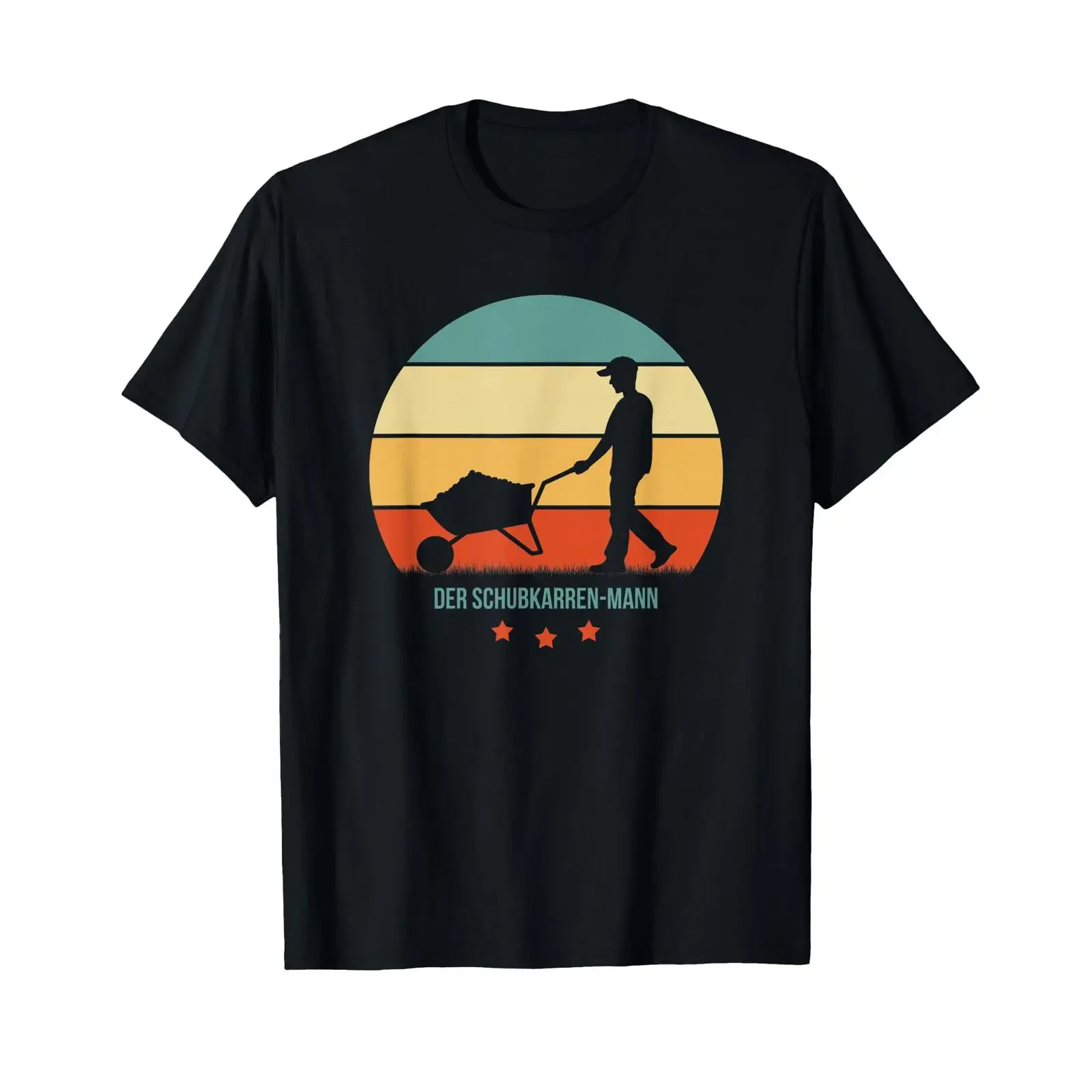 The Wheelbarrow Man Funny Saying with T Shirt vintage Washed Slightly Stylish graphic Breathable Soft Unisex fashion Stretched