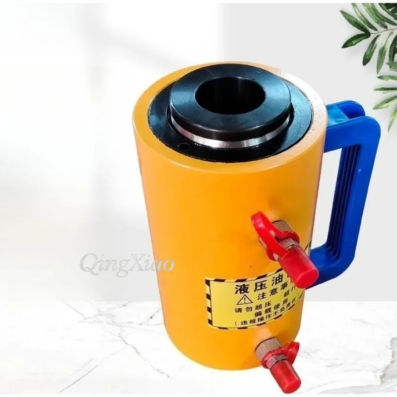 Large Tonnage Hollow Hydraulic Jack Double Acting Separate Hollow Cylinder  Through Hole Jack For Prestress Bridge Use