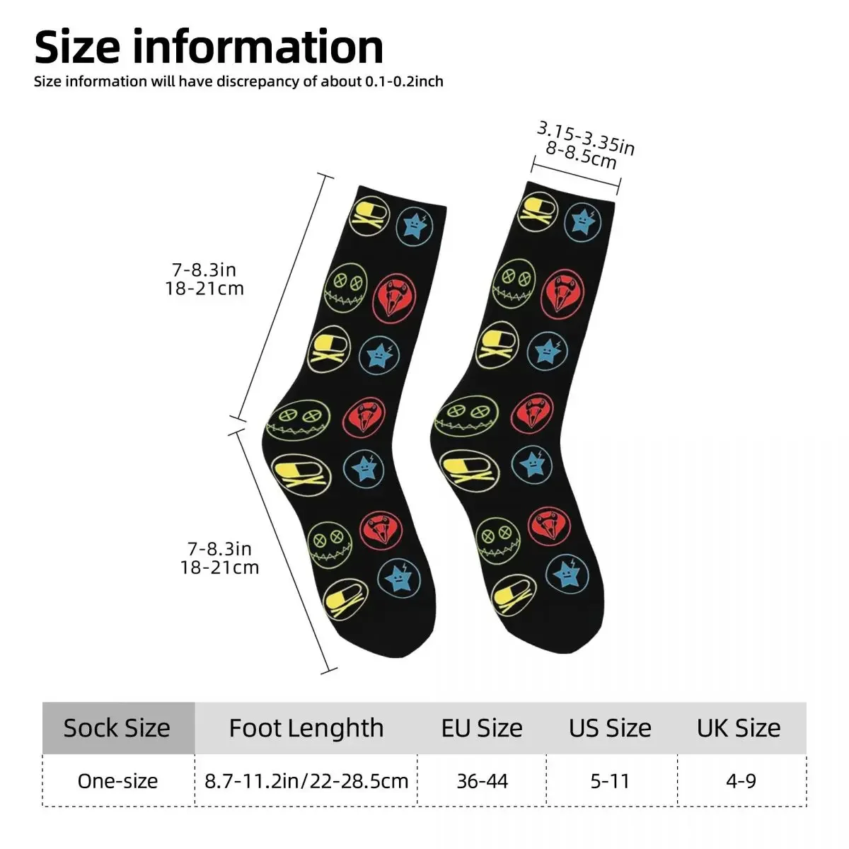 Killjoys Socks Harajuku High Quality Stockings All Season Long Socks Accessories for Unisex Gifts