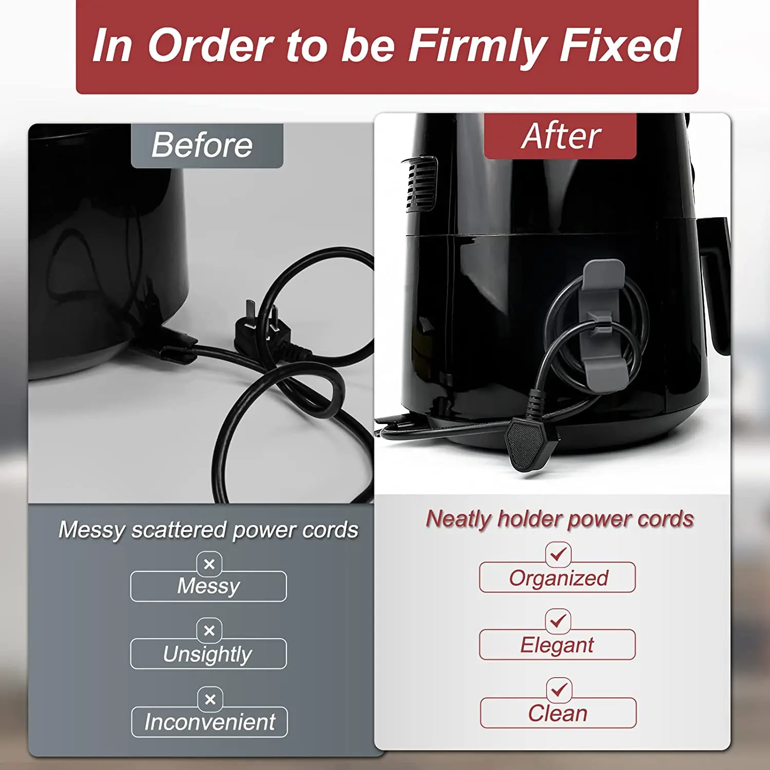 Kitchen Storage Cord Wrapper Cable Cord Wire Organizer Kitchen Appliances Smart Wrap For Charging Data Cable Protector Winder