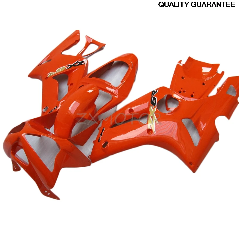 

Bodywork Protection Fairings Kits Fit For ZX6R 2003 2004 Kawasaki Bright Orange Motorcycle fairing zx6r 03 04 JK22