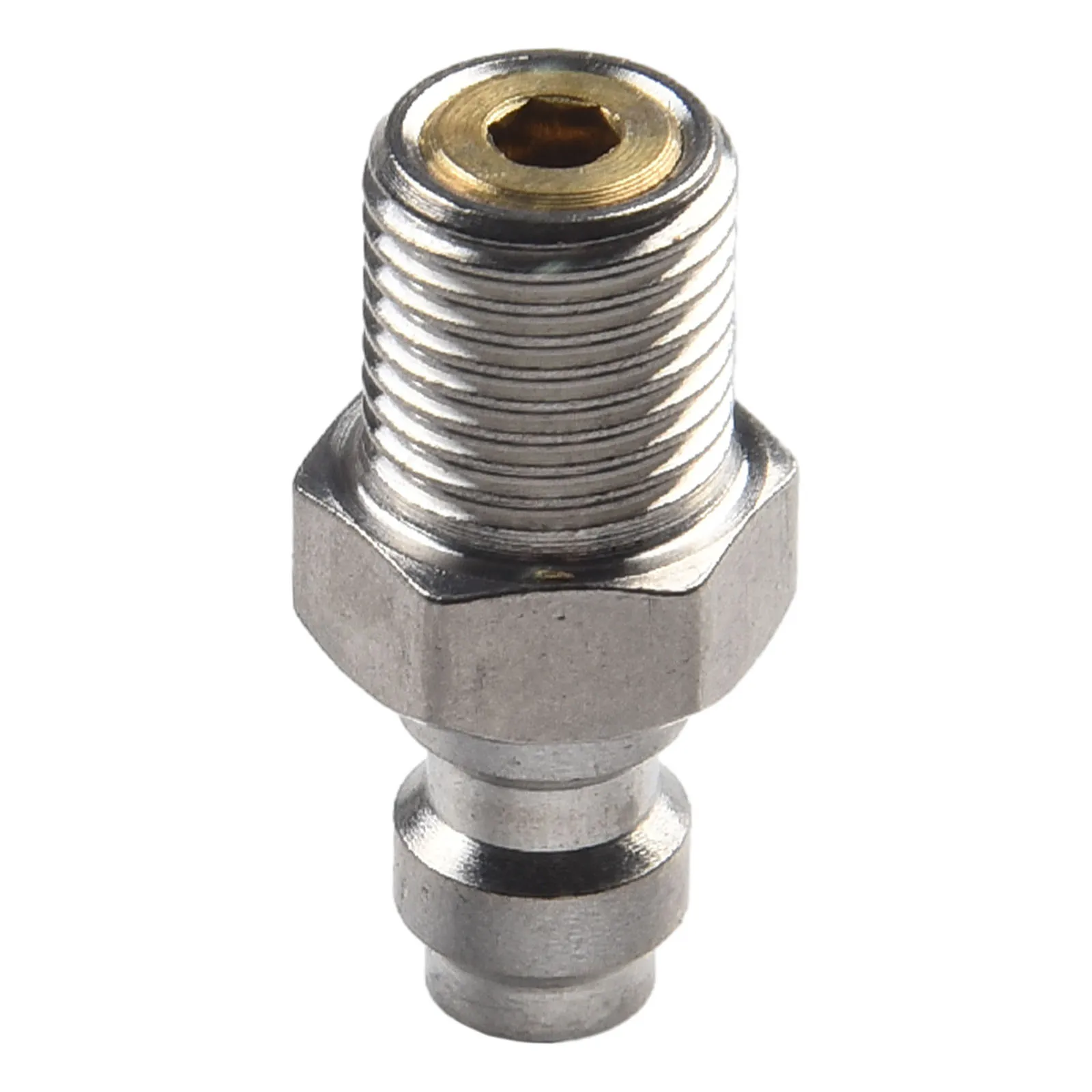 8mm Quick Connect Check Valve with Filter M10x1 for High Pressure Pump Applications Stainless Steel and Copper