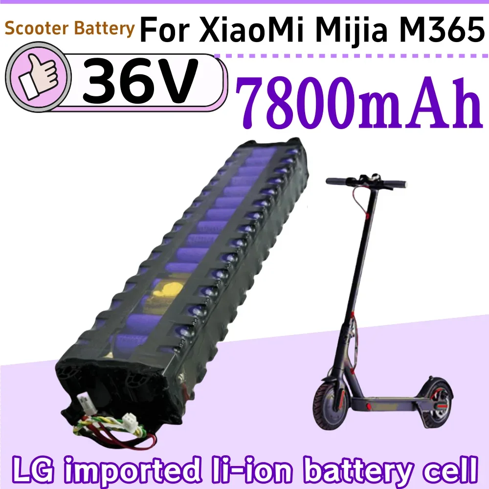 Original 36V 7800mAh battery For Xiaomi M365 M356 Pro Special battery pack 36V Li-ion battery 7800mAh