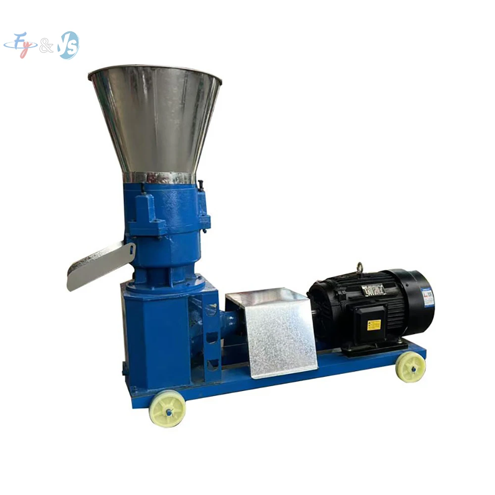Electric Pellet Machine 220V/380V Wood Pellet Mill,Biomass Pellet Press- Multi-Function Feed Granulator for Cattle/Chicken/Fish