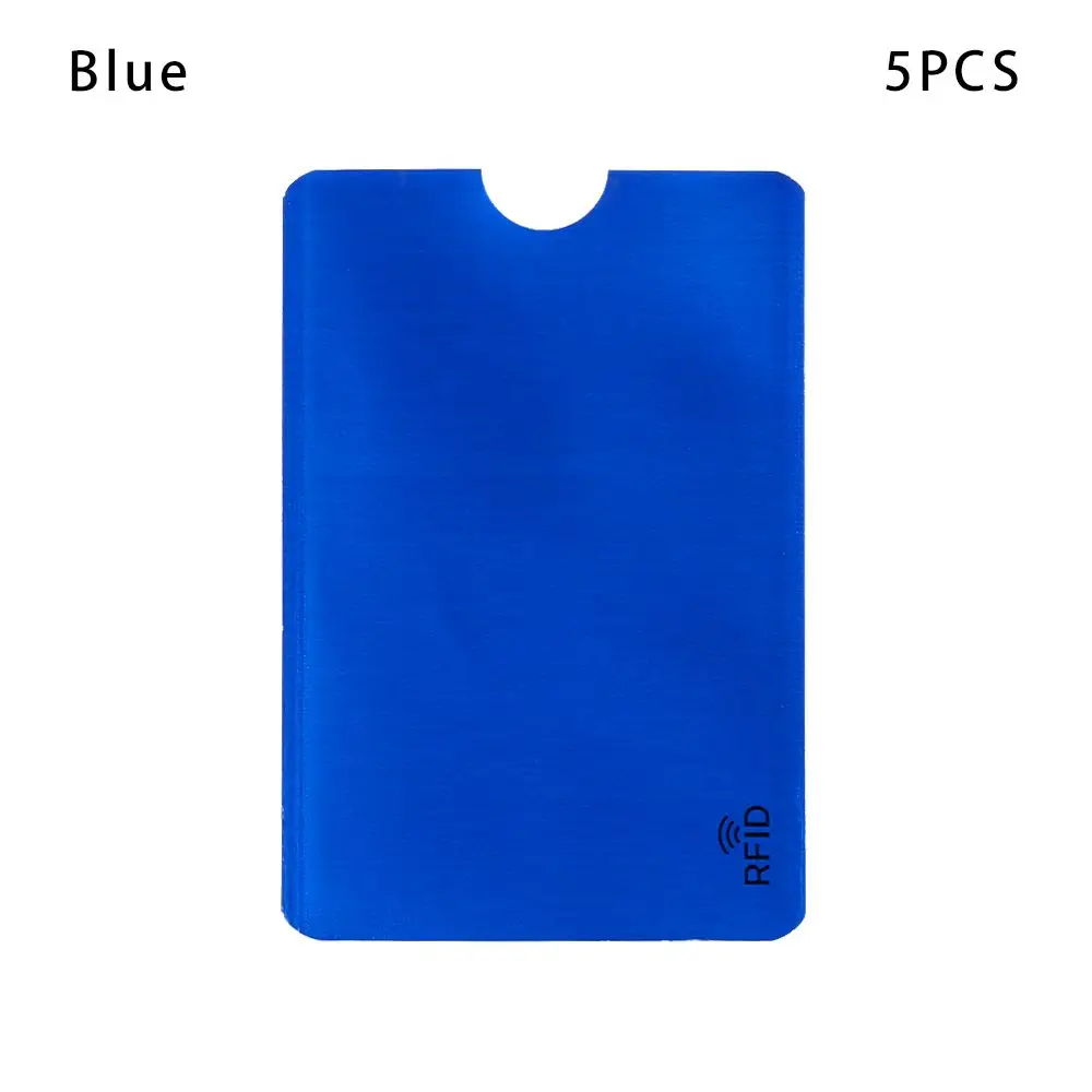 

5 шт., защитный чехол для считывателя, держатель для карт Rfid, защита от вора, алюминиевая блокировка