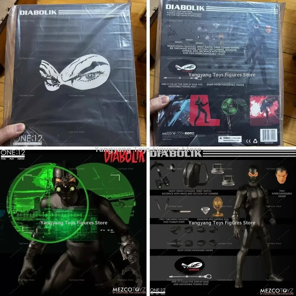 In Stock MEZCO Ant 1:12 6-inch Cloth Movie Phantom Thief Debrik Action Figure Model Collection Gift