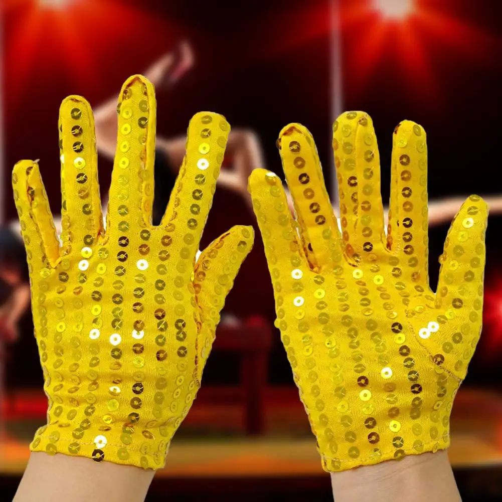 1 Pair Performance Gloves  Practical One Size Stage Show Gloves  6 Colors Stage Show Gloves