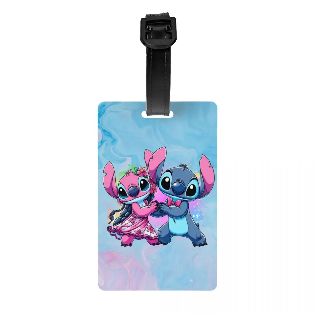 

Custom Wallpaper S-Stitches- Cartoon Luggage Tags for Travel Suitcase Privacy Cover ID Label
