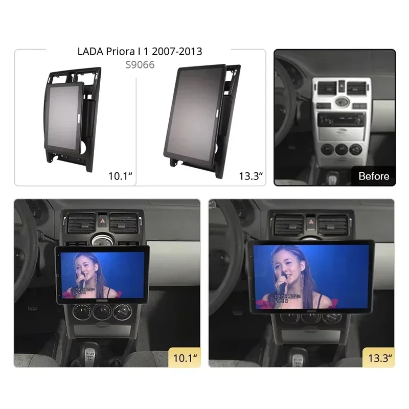 TS10 Android10.0 Ownice Car Radio Auto for LADA Priora I 1 2007-2013 with 13.3