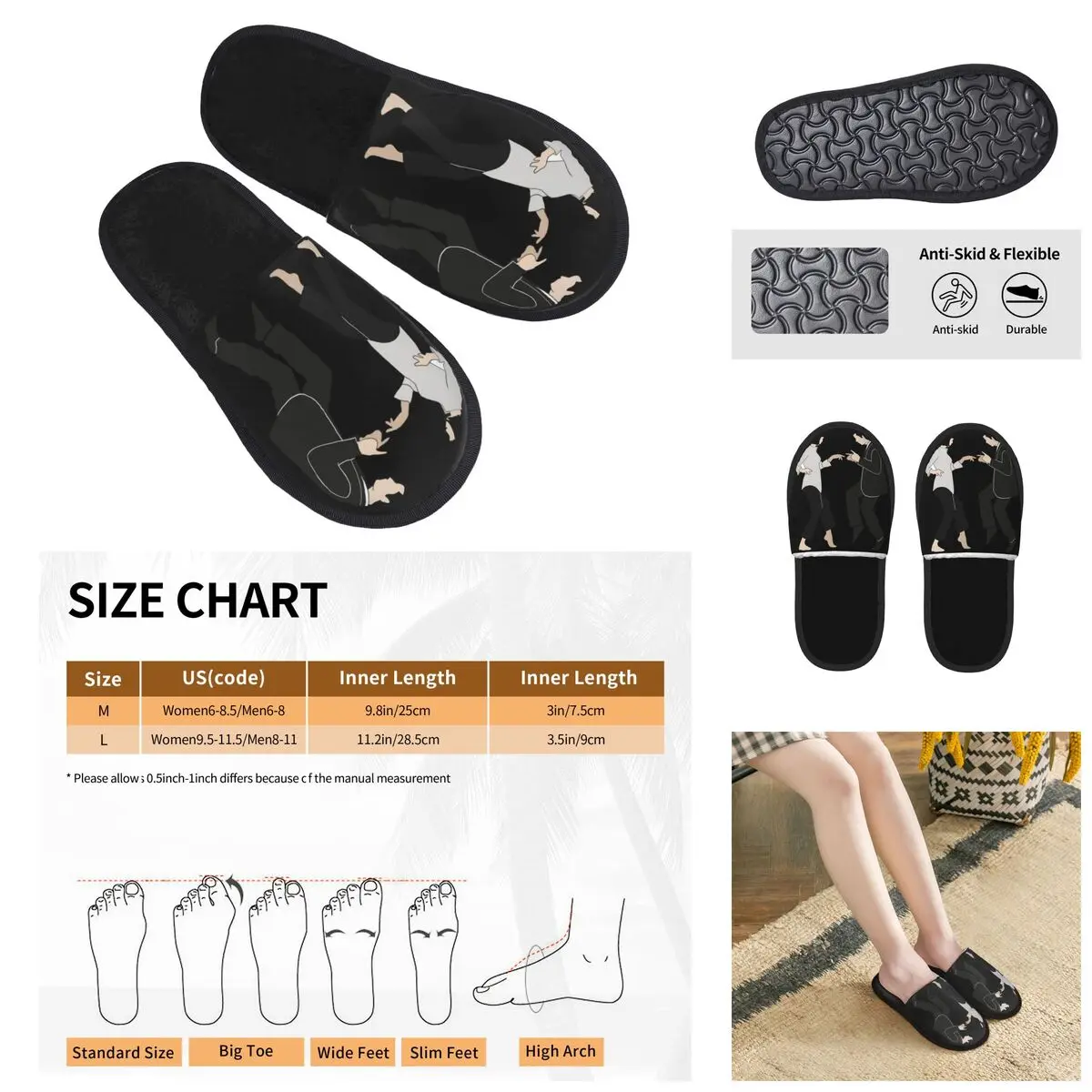 Crazy Design Pulp Fiction Basketball 9 Men Women Furry slippers,Warm pantoufle homme Home slippers