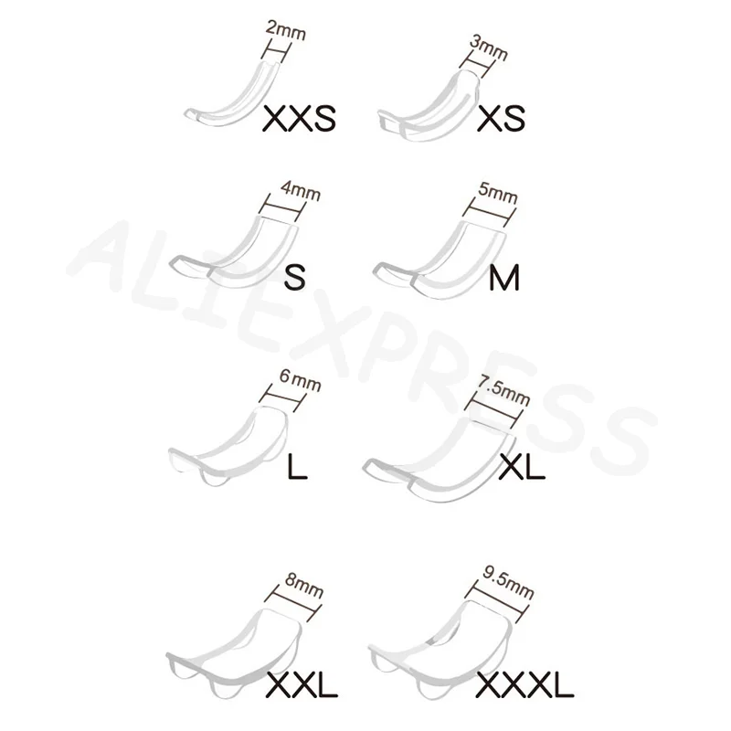 8pcs Reducer Invisible Ring Size Guard for Loose Rings Invisible Ring Size Adjuster Spacer Ring Guard
