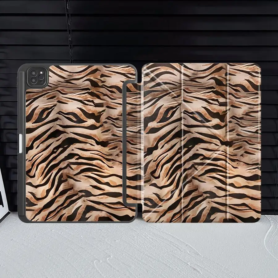 

Holder Cover Tablet Case For iPad Pro 11th 10th 9th 8th 7th 12.9inch Pro 2025 Mini 6 7 Air 4 5 M3 M2 1 2 M4 11inch Leopard Print