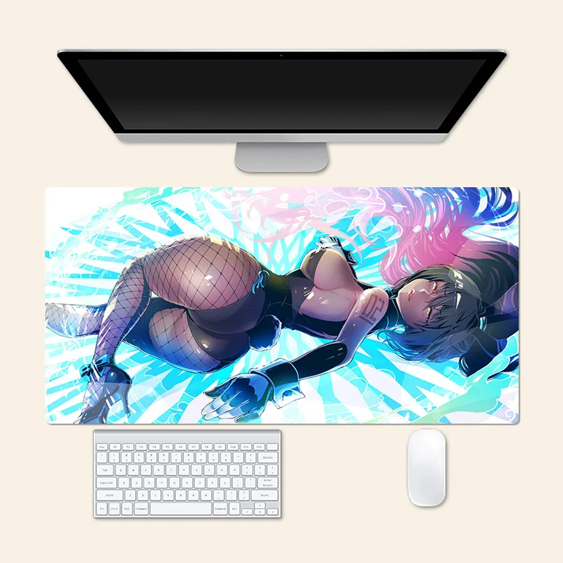 

Karin Kakudate Bunny Blue Archive Anime Large Mouse Pad Office Mousepad Creative Game Desk Mat Gift