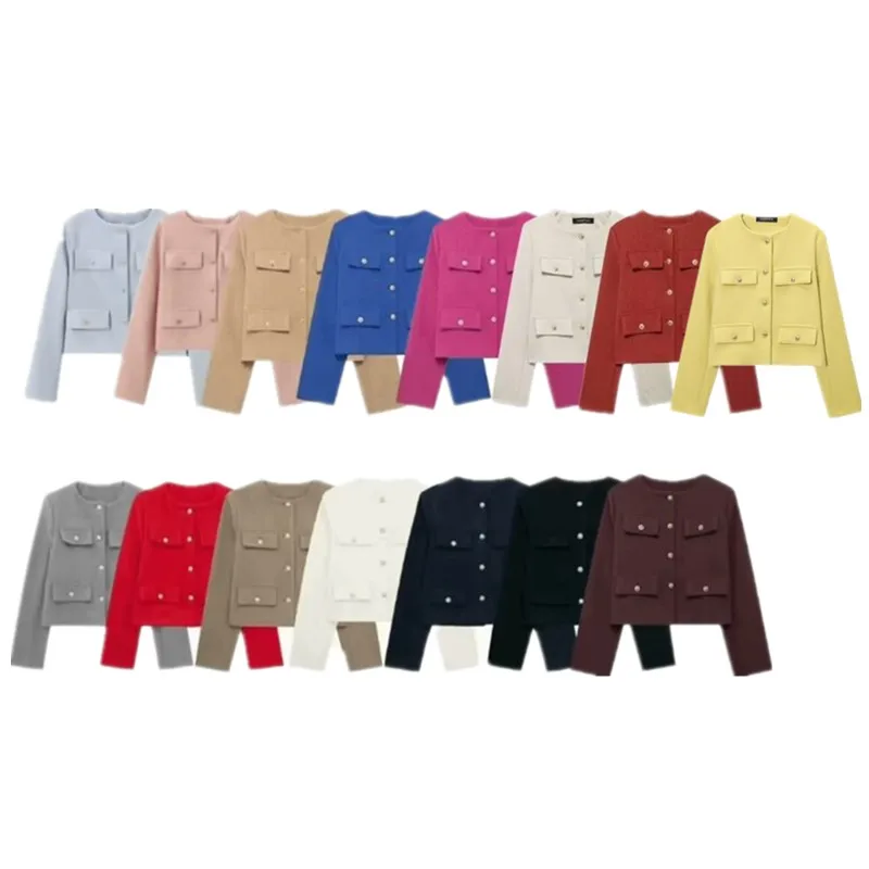 

2023 Autumn New Women's Faion ort Sle Notch Lapel Coat Versatile Length Suit Jaet Straight Cut Regular Thin