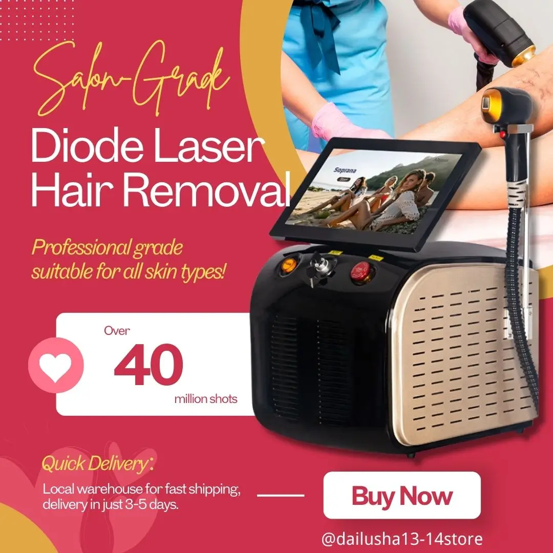 

Профессиональный ледяной титановый диодный лазер для удаления волос на теле, портативный 808 755 1064 нм александритовый лазерный перманентный эпилятор