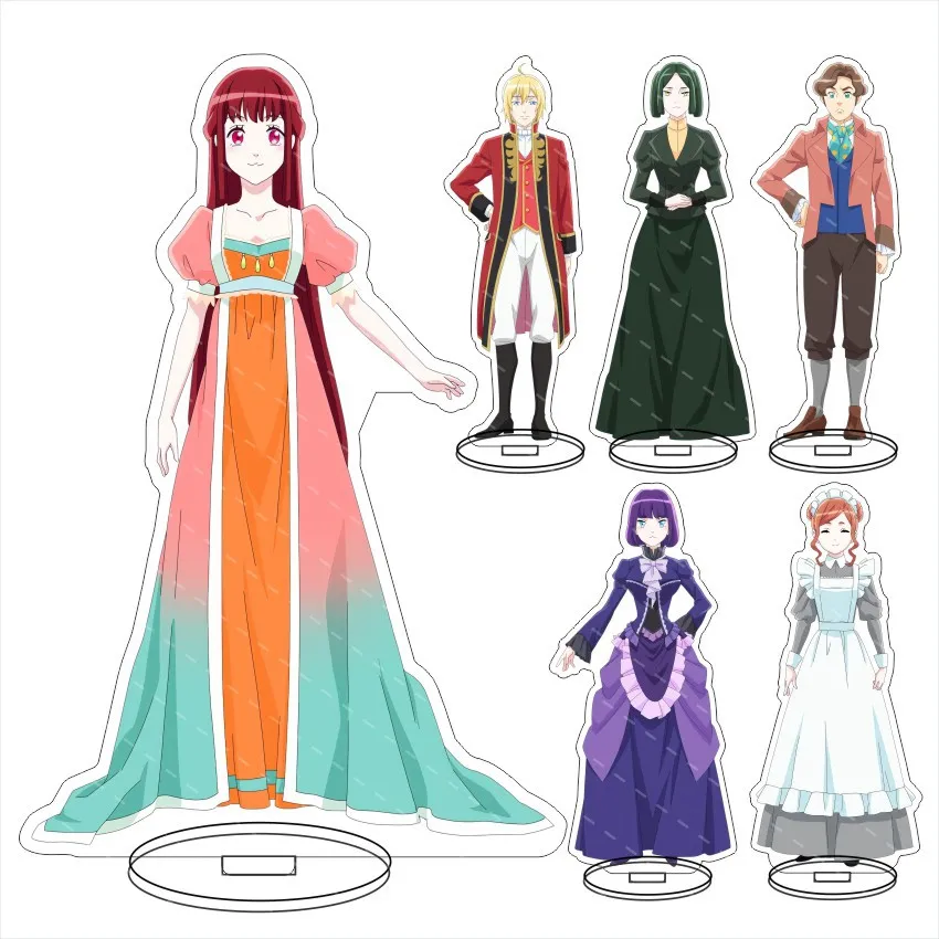 Anime I Want to Escape from Princess Lessons Cosplay Acrylic Stand Model Figures Desk Decor Collection Gifts