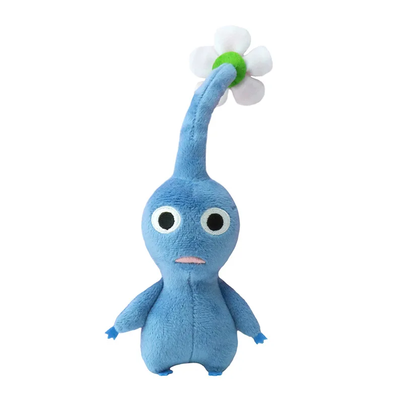 12 cm großes Pikmin-Plüschtier, Stoffpuppe, Spielzubehör, Rucksackanhänger, Schlüsselanhänger, weiche Sammlerdekoration für Spieleliebhaber – Detail 7