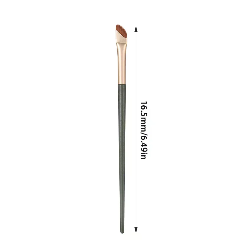 Upgrade Eyeliner Eyebrow Brush Slanting Flat Sickle Blade Eyeliner Brushes Wool Fiber Eye Brow Contour Professional Makeup Tools