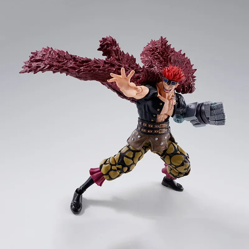 Bandai Original S.H.Figuarts SHF ONE PIECE EUSTASS.KID Luffy Law Anime Action Figure Finished Model Kit Toy Gifts for Children