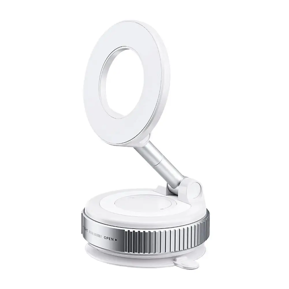 Magnetic Car Phone Mount 360 Degree Rotation Vacuum Suction Base for Car Windshield
