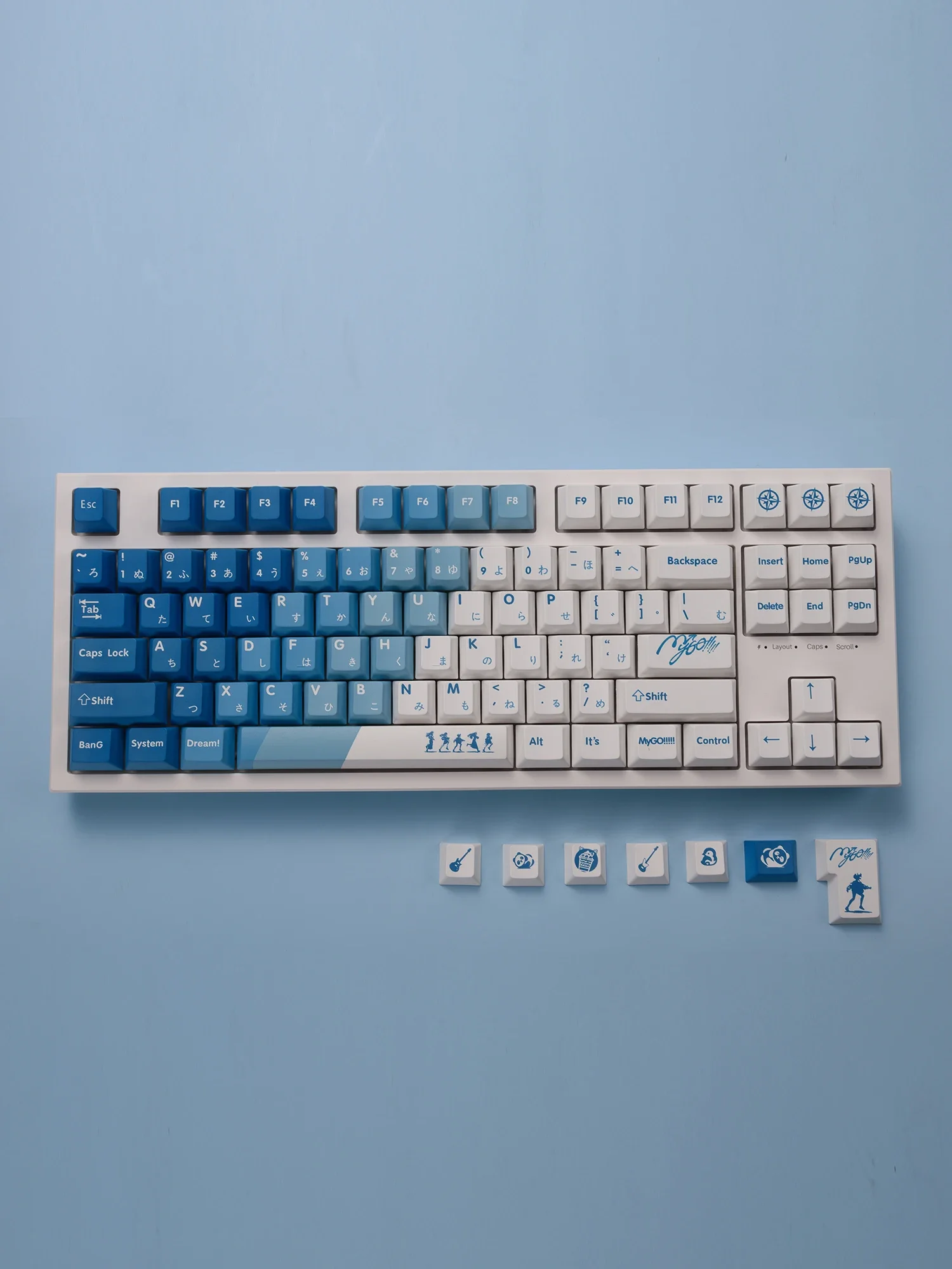 Keycaps for mechanical wireless keyboard caps