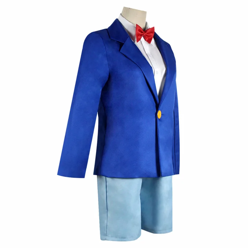 Detective Conan Kudo Shinichi Costumi Maschili Cartoon Anime Costumi Cosplay Uniformi scolastiche Riunione annuale Halloween