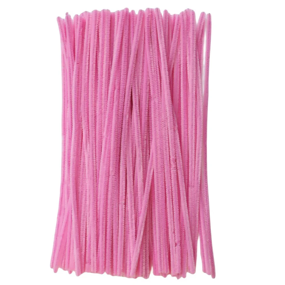 

1000pcs Light Pink Chenille Stems Pipe Cleaners Handmade Diy Art Crafts Material Kids Creativity Handicraft Children toys