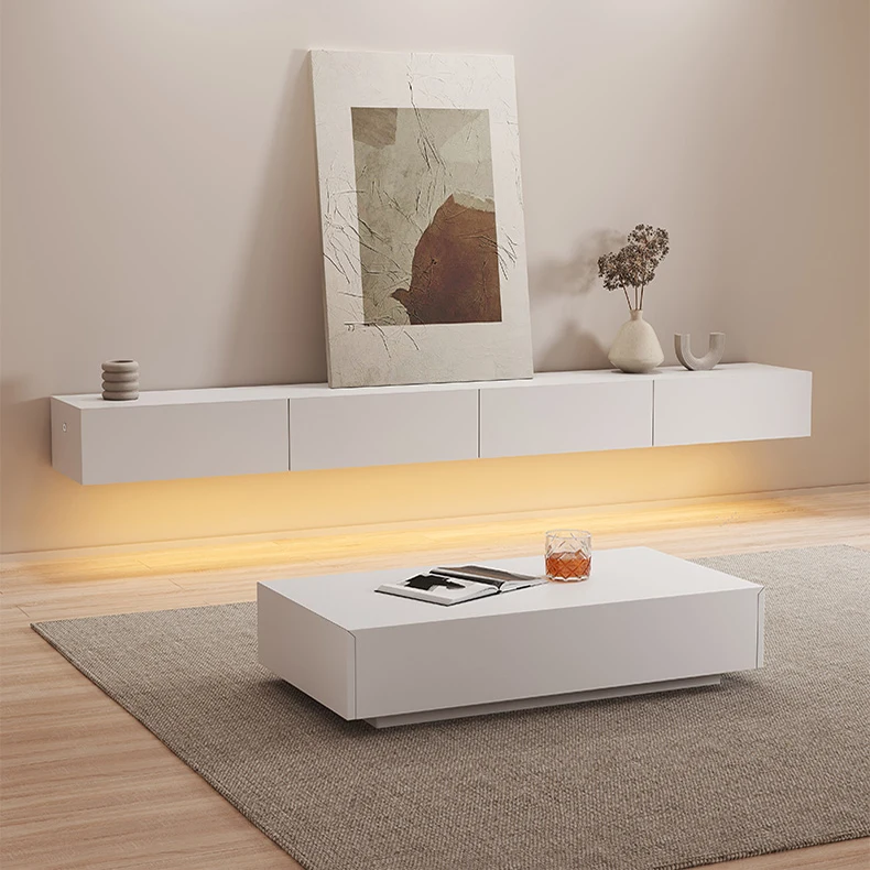 

/2022 Nordic Style All Wood Tv Wall Cabinet Minimalist Modern Tv Cabinet Living Room Furniture Floor Tv Cabinet