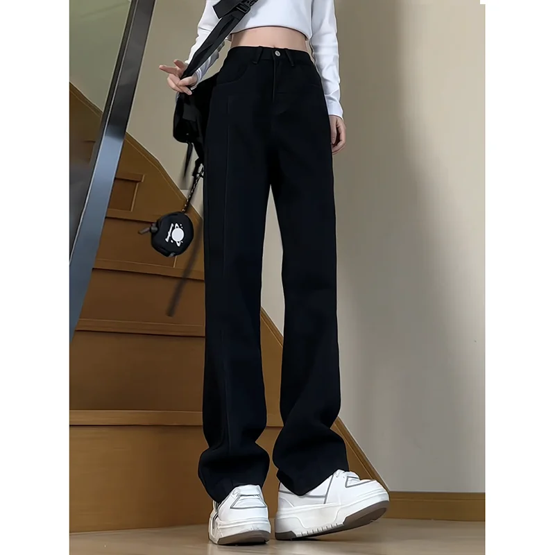 

Cleanfit Pure Bla Slim Fit Men's Jeans High Street American Sle Winter Faion Trendy Brand Straight Leg Pants