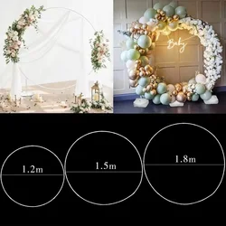 Round Balloon Arch Balloon Circle Stand Holder Frame Ring Birthday Baloon Decor Wedding Party Decorations Baby Shower Background