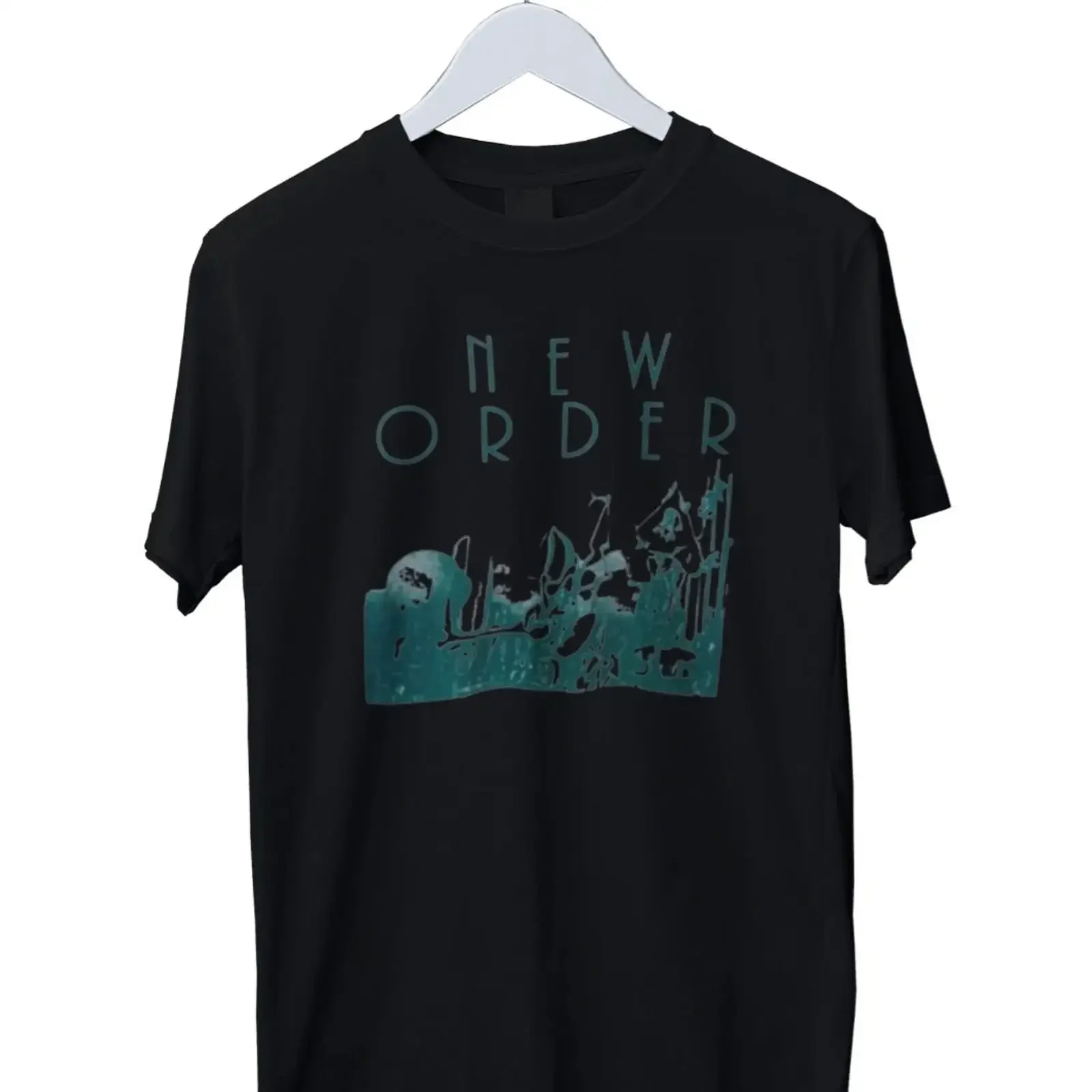 Vintage New Order 80er Wave Konzert Tour T Shirt Herren S M L XL 2 3 4 vintage Washed streetwear Unisex fashion Breathable