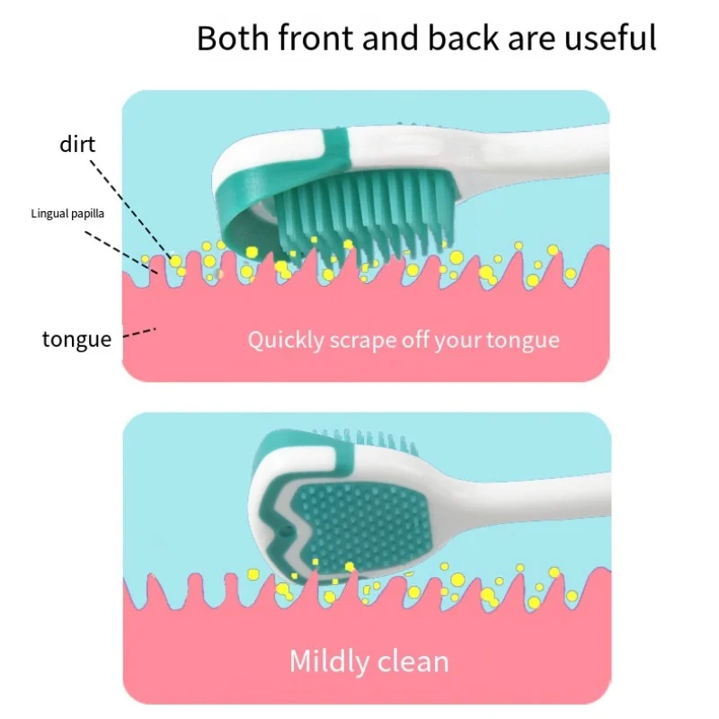 Soft Tongue Coating Brush Care Tongue Coating Cleaner Portable Tongue Coating Cleaner Remove Odor To Keep Clean Fresh Breath